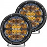 Rigid Industries 36206 360-Series Led Off-Road Light 6 Inch Driving Beam Amber Backlight Pair