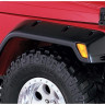 Bushwacker 10029-07 Pocket Style Fender Flare Set 2PC Front Jeep Wrangler TJ 97-06