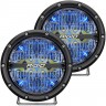 Rigid Industries 36207 360-Series Led Off-Road Light 6 Inch Driving Beam Blue Backlight Pair