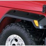 Bushwacker 10043-07 Pocket Style Fender Flare Set 2PC Front Jeep Wrangler TJ 97-06