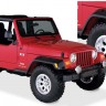 Bushwacker 10908-07 Pocket Style Fender Flare Set 4PC Jeep Wrangler TJ 97-06