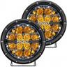 Rigid Industries 36201 360-Series Led Off-Road Light 6 Inch Spot Beam Amber Backlight Pair