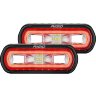 Rigid Industries 53122 SR-L Light (Pair) W/Backlit Red 4.5x1.5