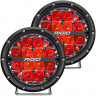 Rigid Industries 36203 360-Series Led Off-Road Light 6 Inch Spot Beam Red Backlight Pair