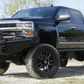 Zderzak przedni z belką środkową Black Steel Chevrolet Silverado 2500/3500 15-19 Fab Fours CH14-S3062-1